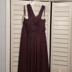 Eggplant long dress